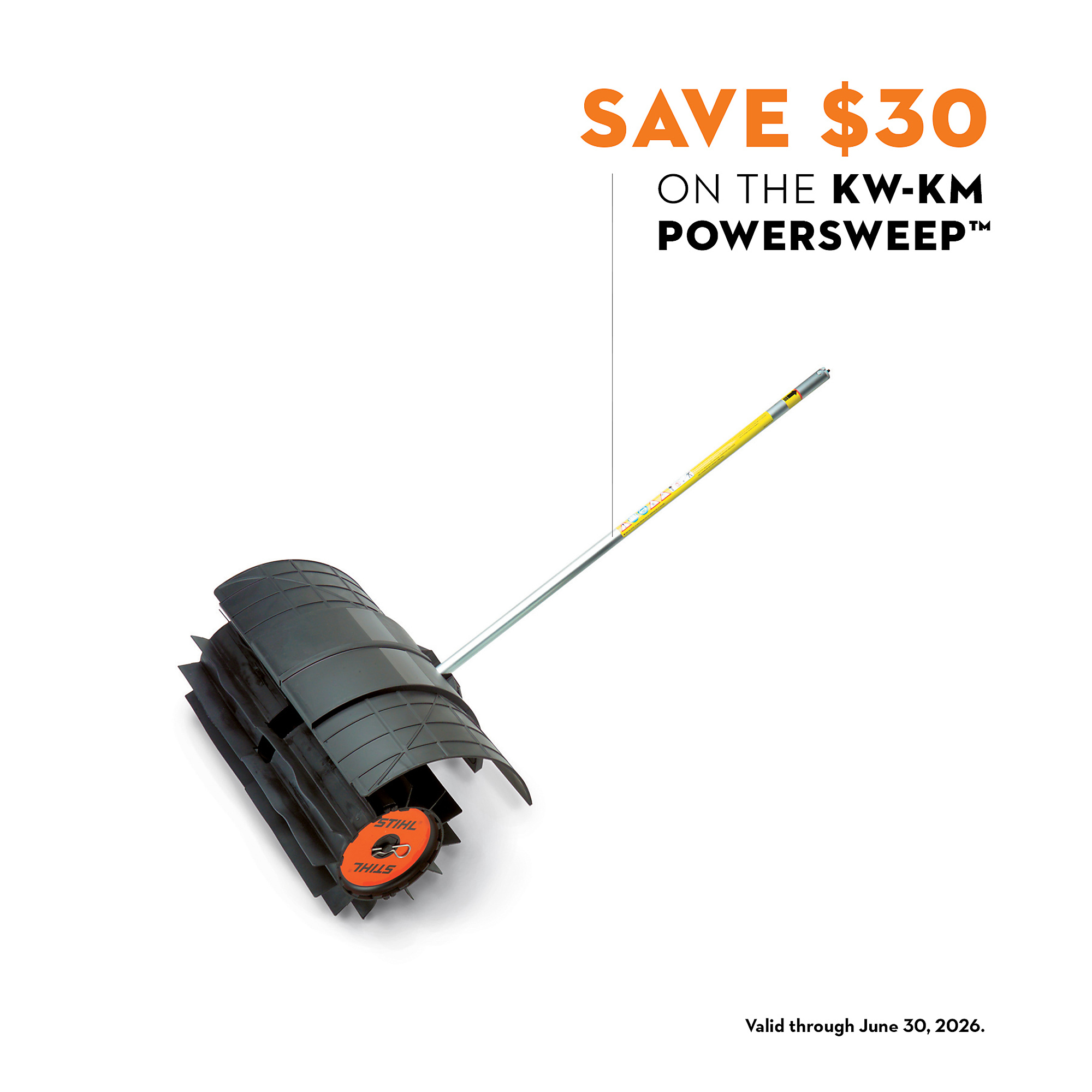Stihl Yard Boss PowerSweep Attachment, Model# KW Powersweep